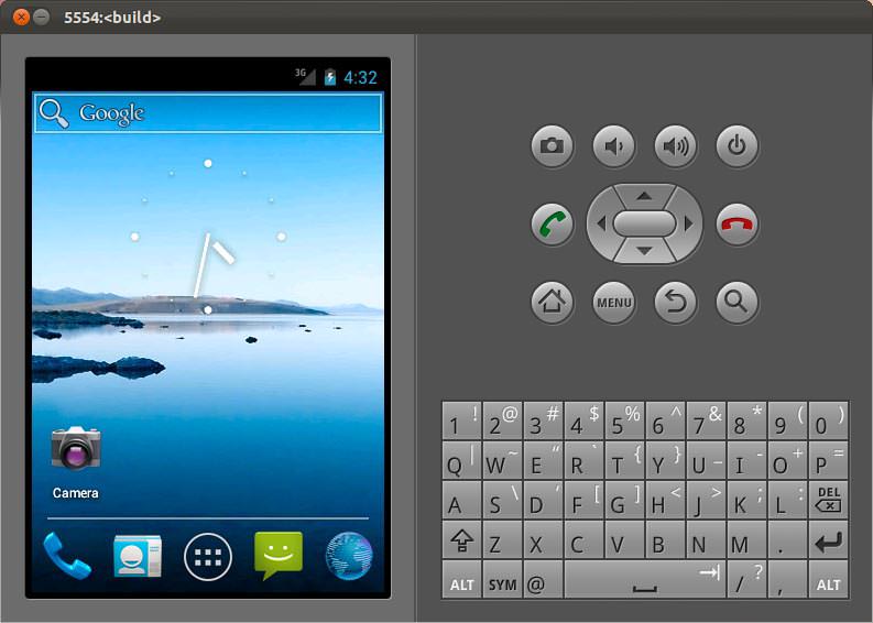 エミュレータ起動画面
